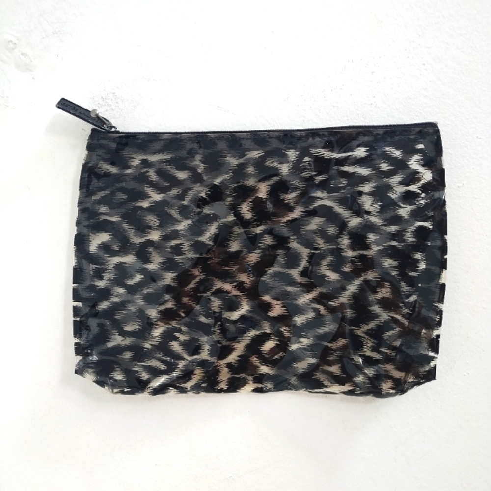 Estee Lauder Leopard Print Clear PVC Makeup Bag